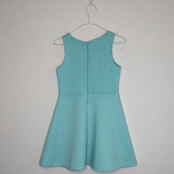 The Childrens Place Daisy Floral Dress Sz L 10/12 Laser Cut Party Wedding Artsy - Picture 7 of 16